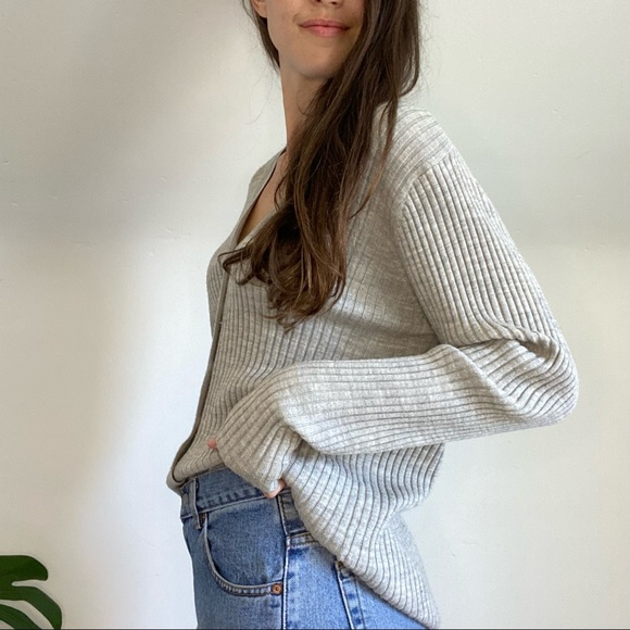 Vintage Merino Wool Button Up Cardigan - Picture 4 of 9